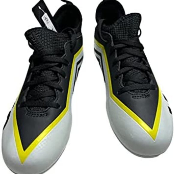Umbro Pivot Kids Soccer Cleats Black/White/Yellow - Picture 4 of 10